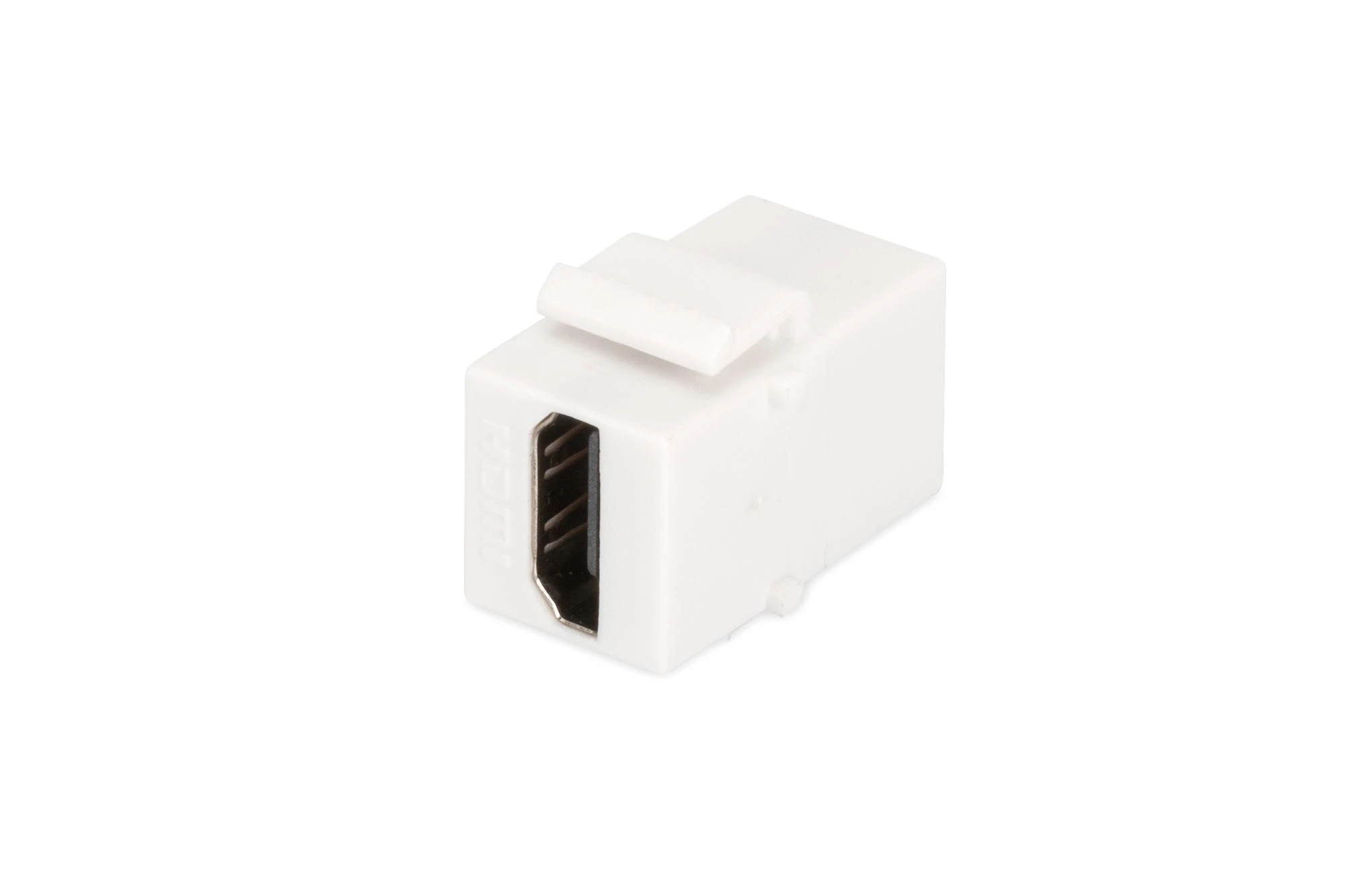 Baltas HDMI Keystone modulis lizdas