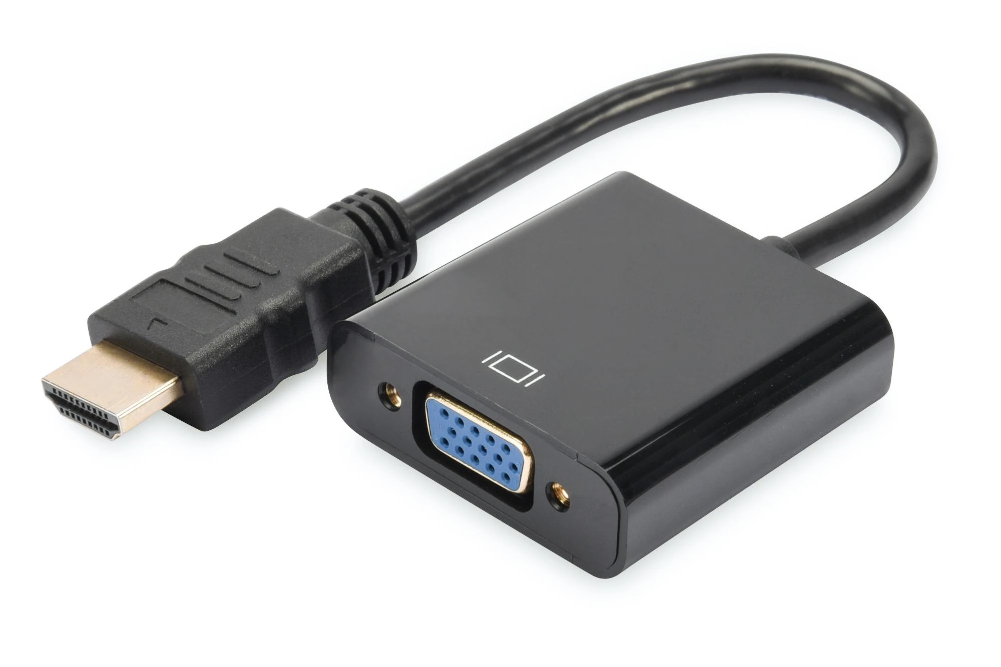 HDMI į VGA adapteris su laidu