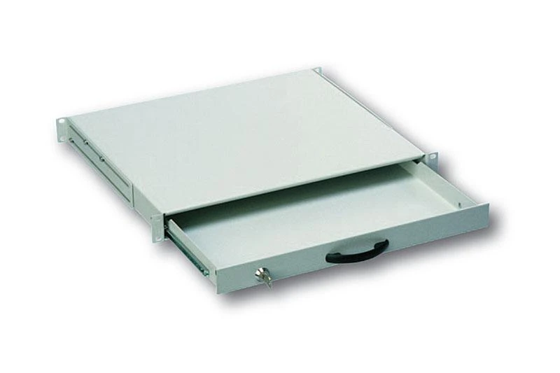 DIGITUS Schublade 1HE 483mm grau abschliebar