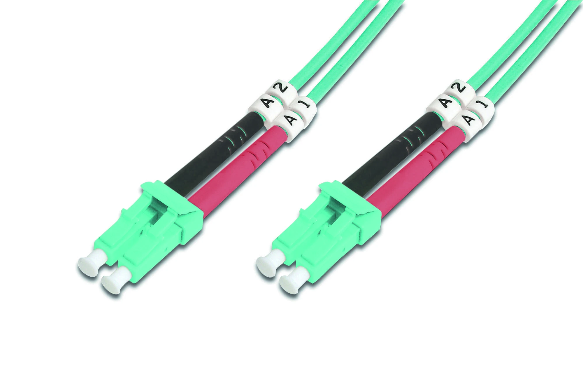 Assmann Electronic „Assmann“ elektroninis DIGITUS šviesolaidinis laidas nuo LC iki LC daugiamodis 50/125 mju dvipusis ilgas 3 m klasės OM3
