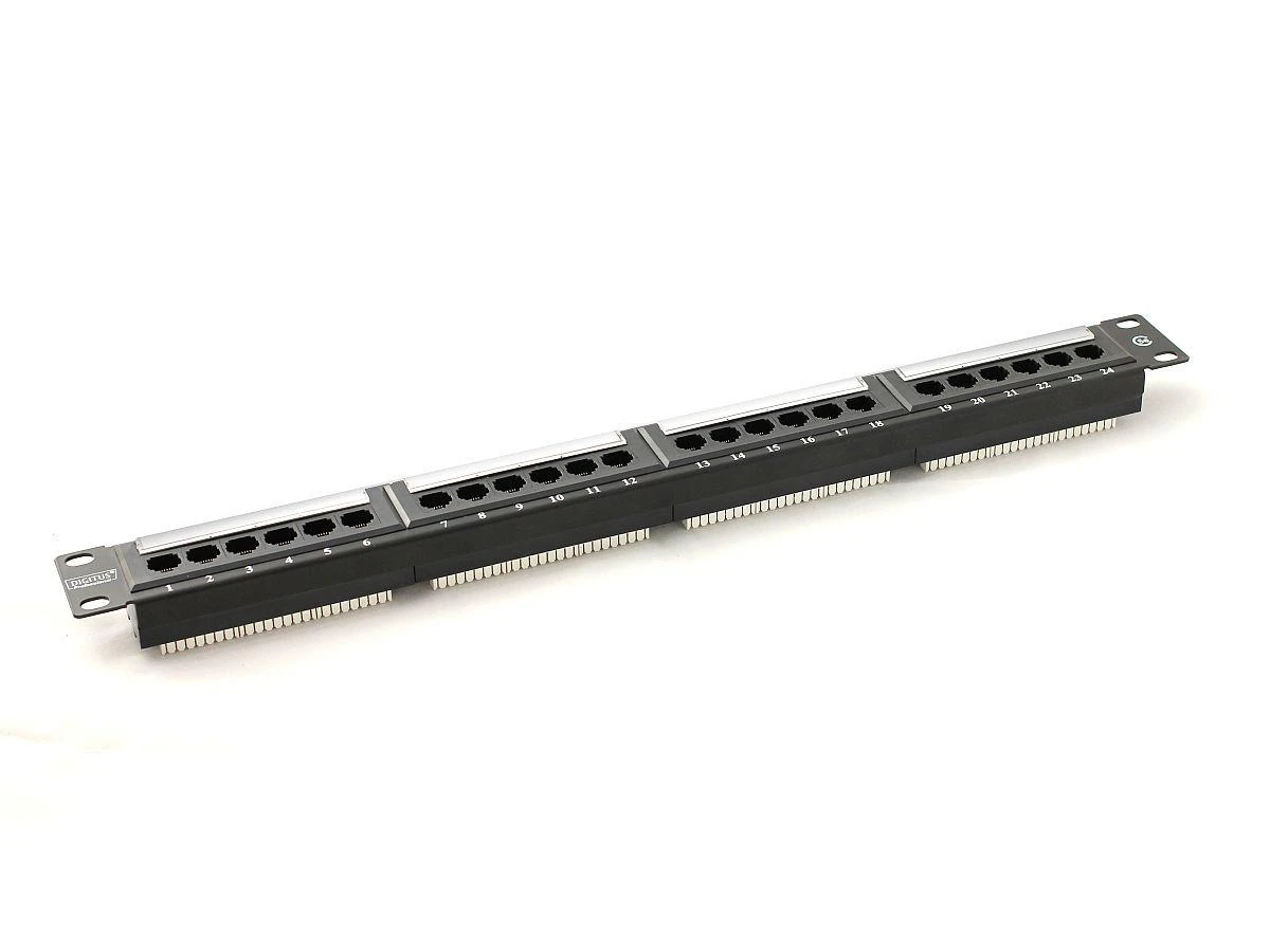 Assmann Electronic DIGITUS DN-91524U-1 CAT 5e Patch Panel 24 prievadas neekranuotas