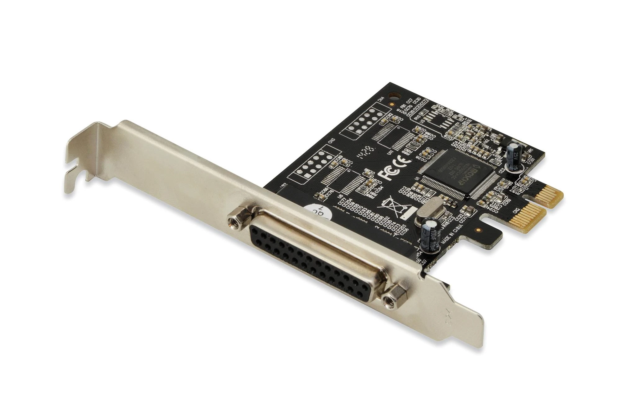 Assmann Electronic DIGITUS PCIexpress Add-On kortelė Lygiagreti 1 prievadas 1xDB25 F Slot Bracket + LP Bracket OXPCIe952 lustų rinkinys
