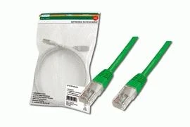 DIGITUS UTP LAN kabelis, pleistras, 2,0 m, žalias, 2xRJ45, DK-1511-020/G