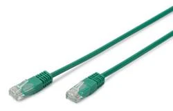 DIGITUS UTP LAN kabelis, pleistras, 2,0 m, žalias, 2xRJ45, DK-1511-020/G