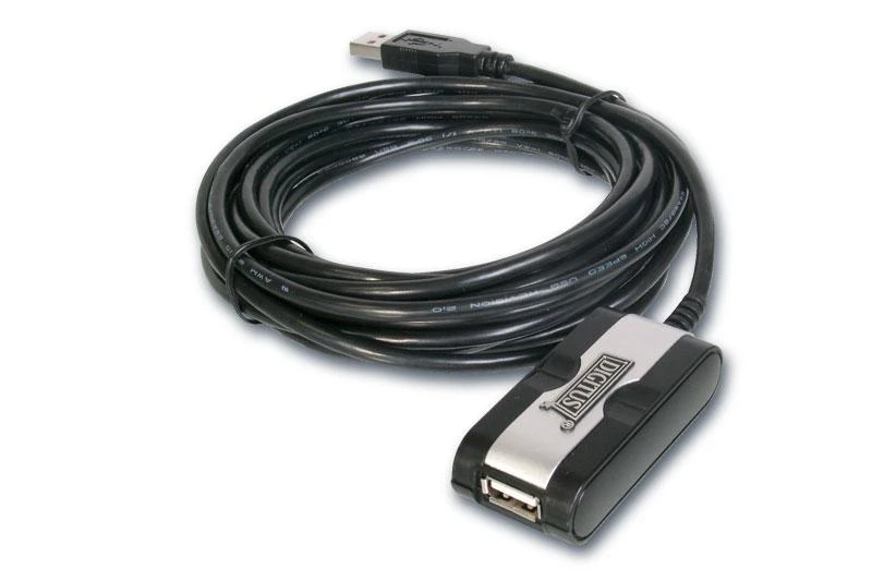Assmann Electronic DIGITUS kartotuvo laidas USB2 ilgintuvas su stiprintuvu 5m