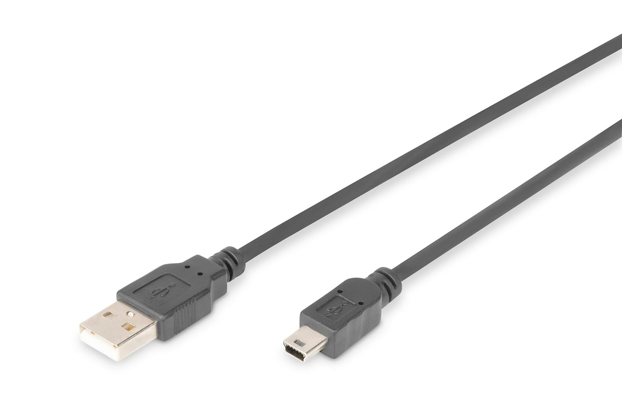 Assmann Electronic ASSMANN USB 2.0 jungties kabelis tipas A - mini B 5pin M/M 3.0m USB 2.0 conform bl