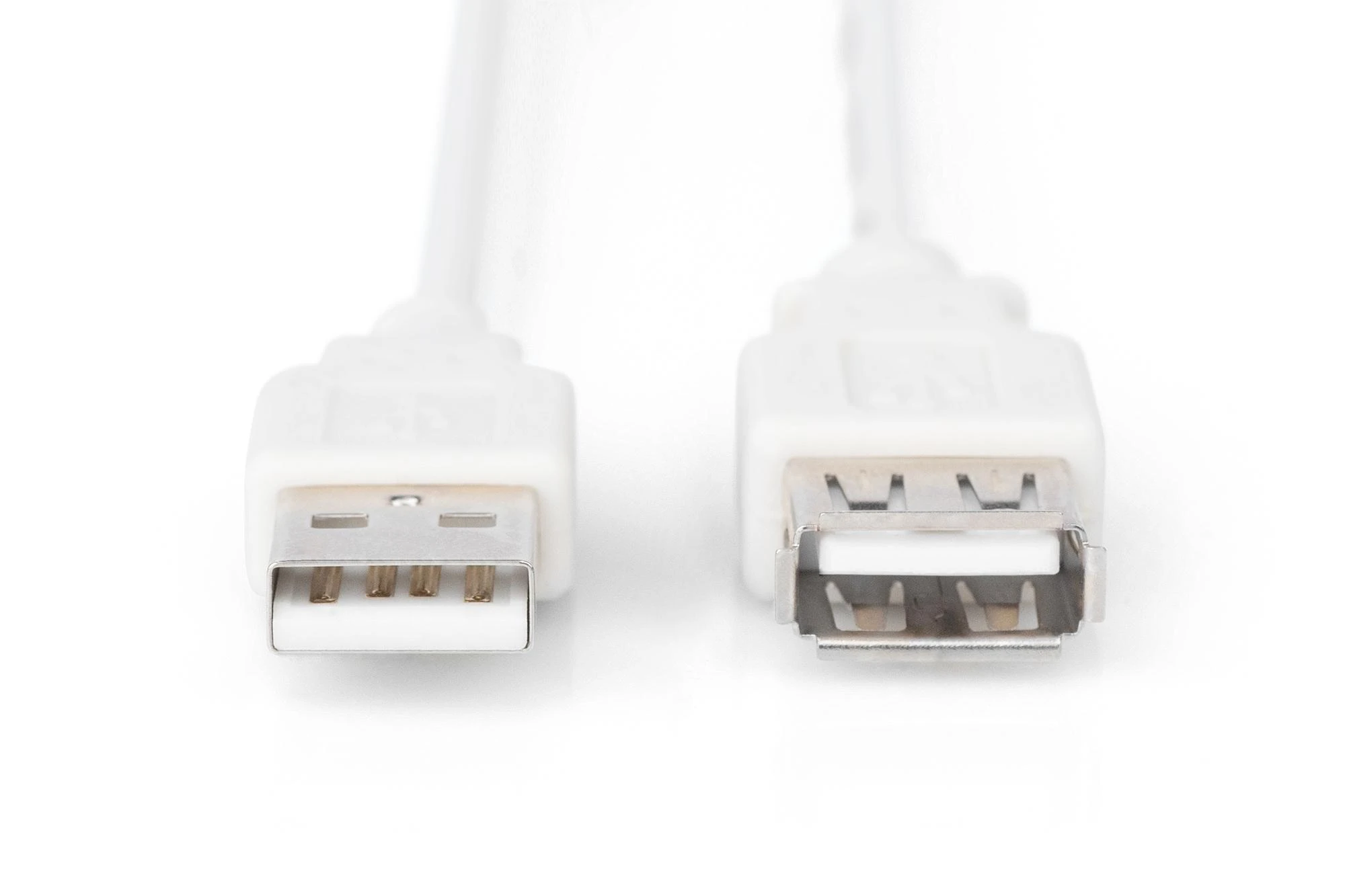 Digitus ASSMANN USB 2.0 extension cable 1.8m, A M/AF, rusvai gelsvas, AK-300202-018-E