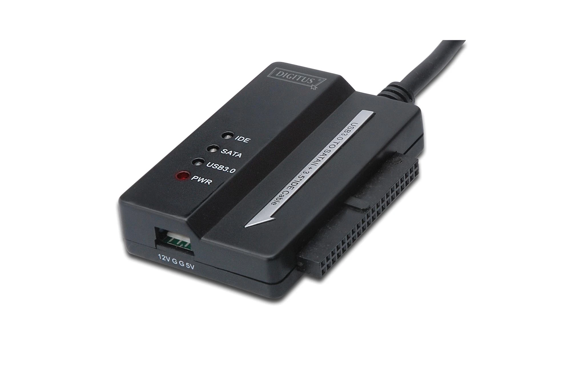 Assmann Electronic DIGITUS USB3.0 adapterio laidas prie SATA ir IDE, įskaitant maitinimo šaltinį 2,5" + 3,5" HDD + SSD