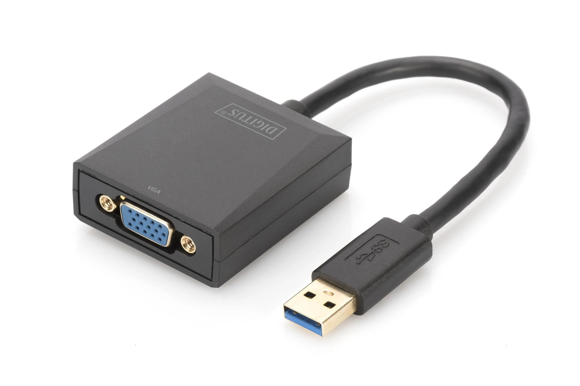 DIGITUS USB 3.0 į VGA adapteris su kabeliu