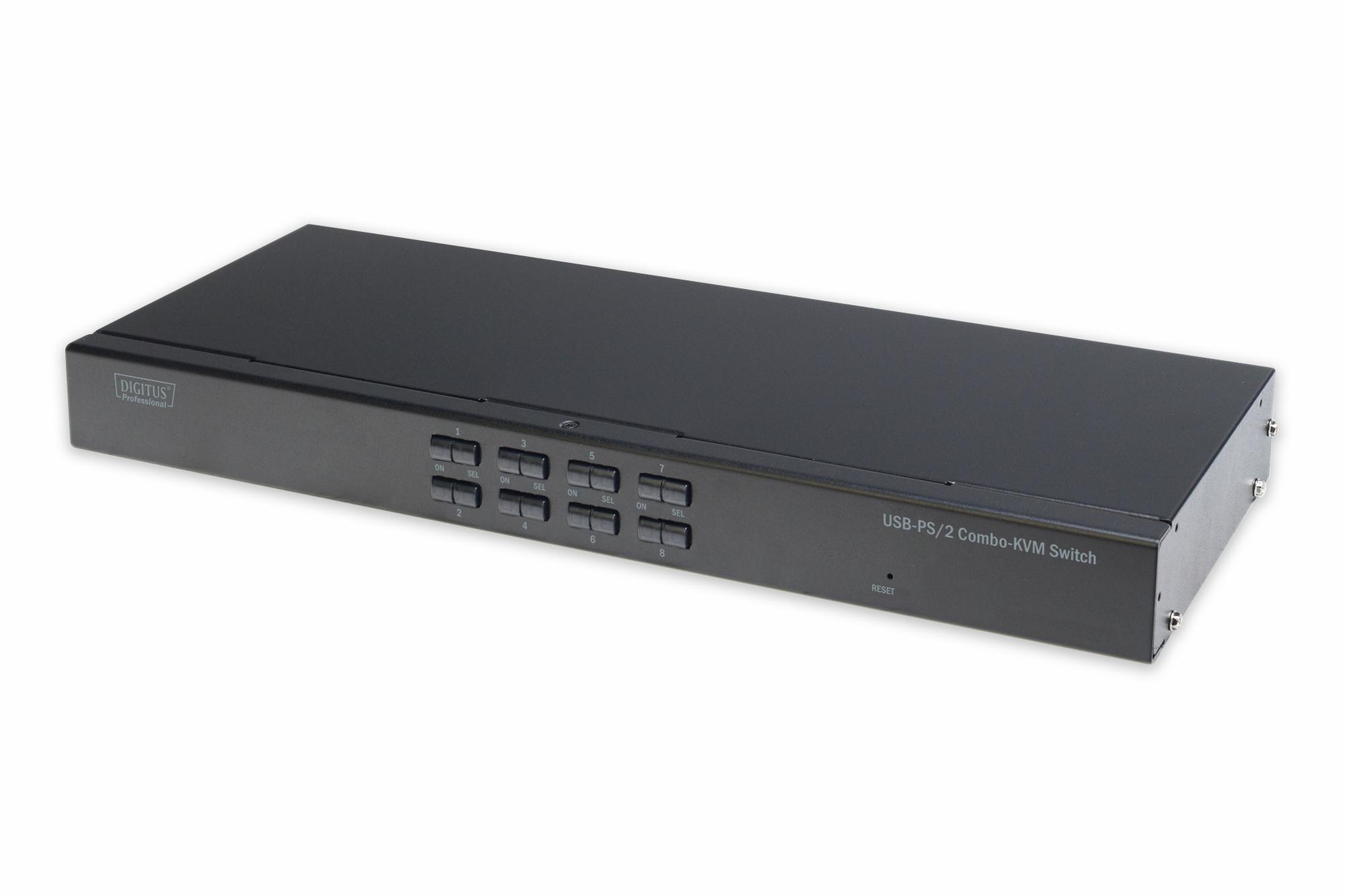 Assmann Electronic DIGITUS 8 krypčių kombinuotas KVM