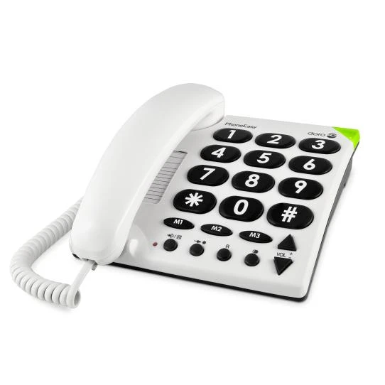 Išmanusis telefonas Doro PhoneEasy 311c Baltas