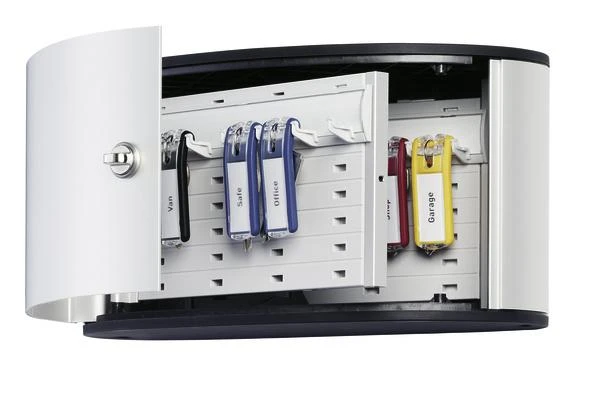 Durable DURABLE Schlüsselkasten Key Box 12 für 12 Schlüssel sidabrinis