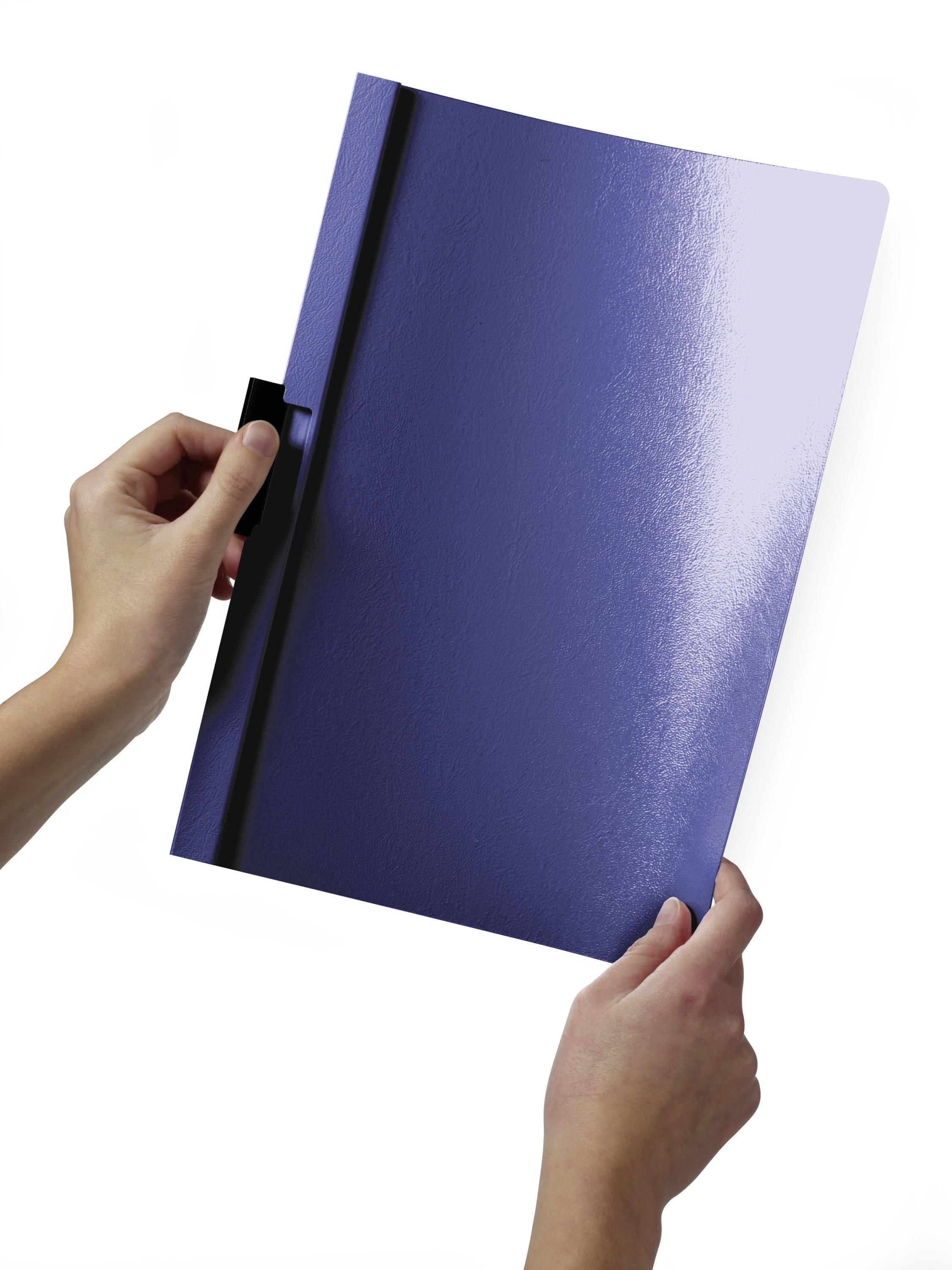 Durable Patvarus 220057 - Įprastas aplankas - A4 - PVC - Antracito spalvos - Pilkas - Matinis - Vertikalus