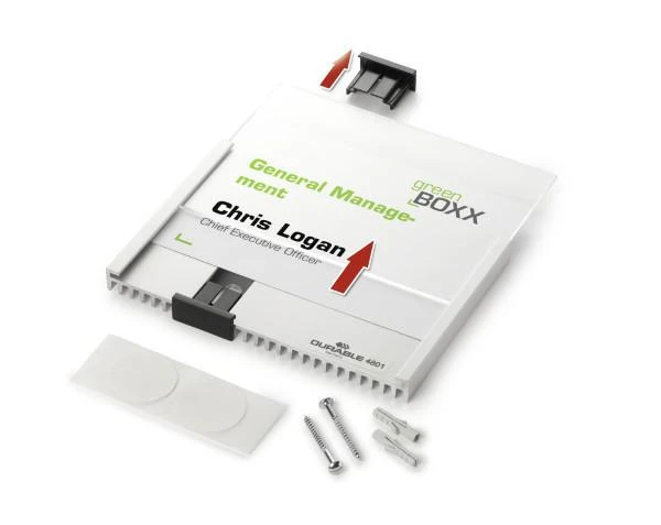 Plakatas Durable Staples Kabės STURABLE INFO SIGN ženklas, 149 X 52,5 mm