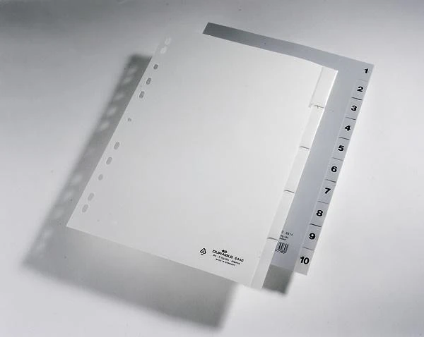 Durable A4 skirtukai su numeracija 1-10