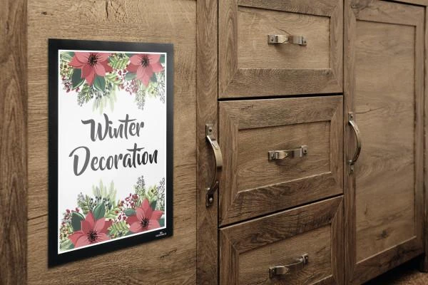 Plakatas Patvarus lipnus rėmelis A4 formato DURABLE DURAFRAME WALLPAPER 484301, skirtas jautriems paviršiams / pvz., tapetams / medienai (484301)