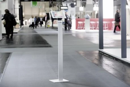 Durable Patvarus planšetės laikiklis FLOOR metalinis sidabras 8932-23