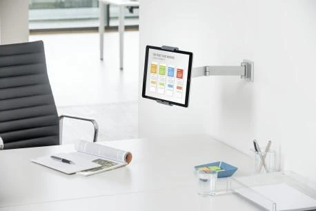 Durable Patvarus planšetės laikiklis WALL ARM metalinis sidabras 8934-23