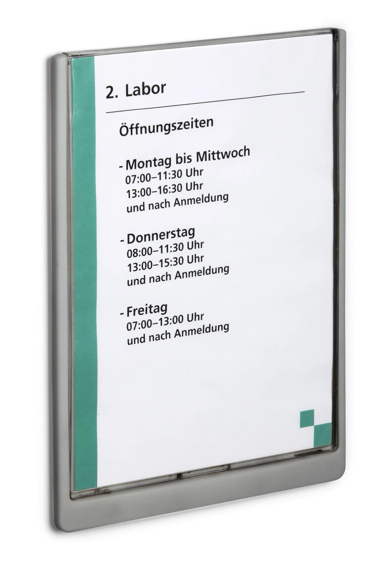 Biurfol CLICK SIGN TABLICZKA A4 210X297 MM PRZYDRZWIOWA