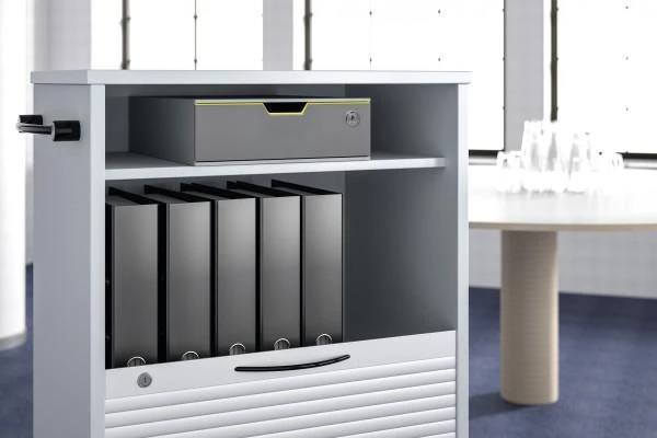Durable DURABLE Schubladenbox VARICOLOR 1Fach SAFE Schloss mehrfbg