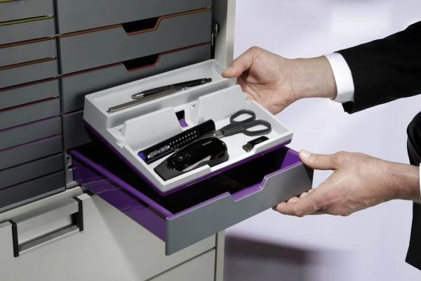 Durable Pieštukinė VARICOLOR ®, pilkos spalvos su violetinėmis detalėmis