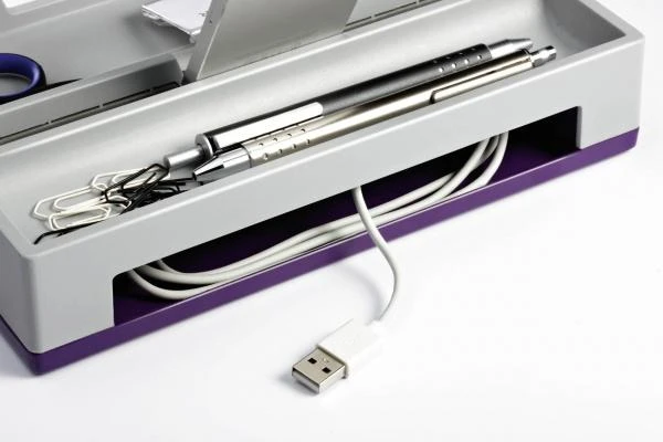 Durable Pieštukinė VARICOLOR ®, pilkos spalvos su violetinėmis detalėmis