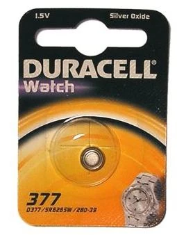 Baterijos DURACELL 377, 1pc