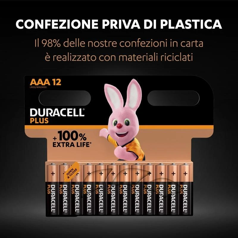 Duracell Batterie Plus NAUJA -AAA (MN2400/LR03) Micro 8St.