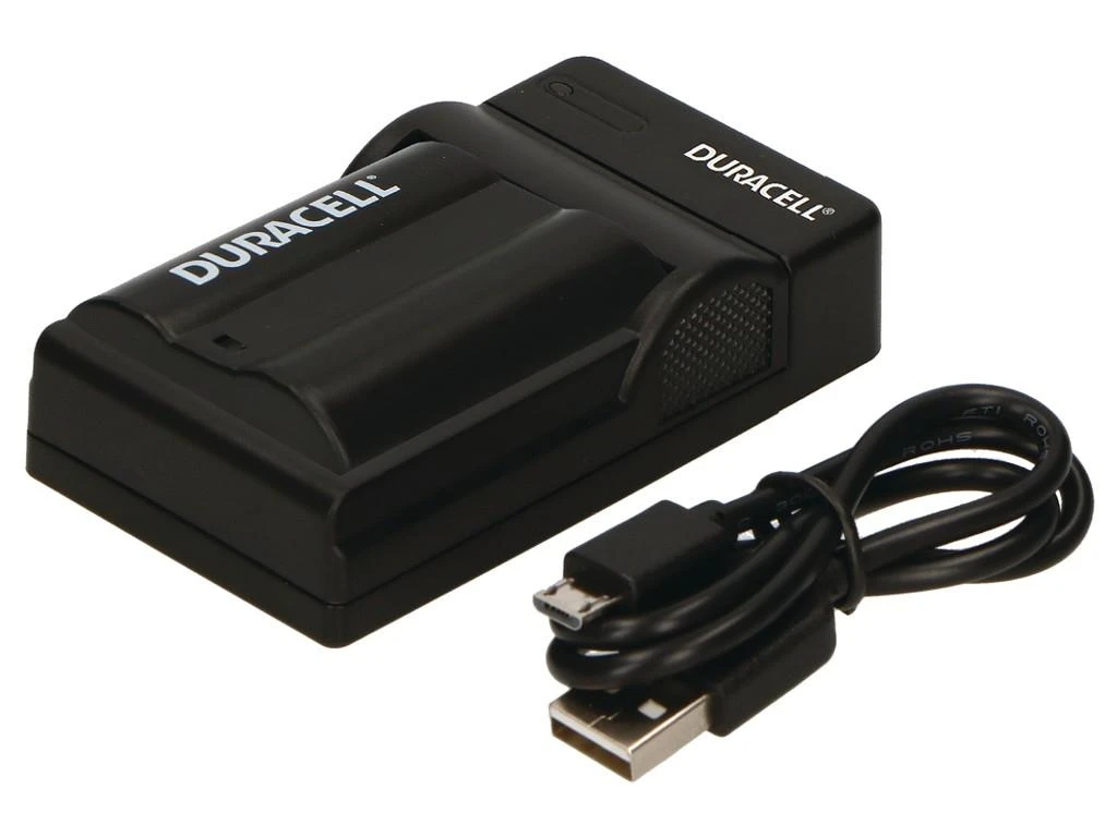 Duracell įkroviklis su USB laidu, skirtu DRNEL15/EN-EL15