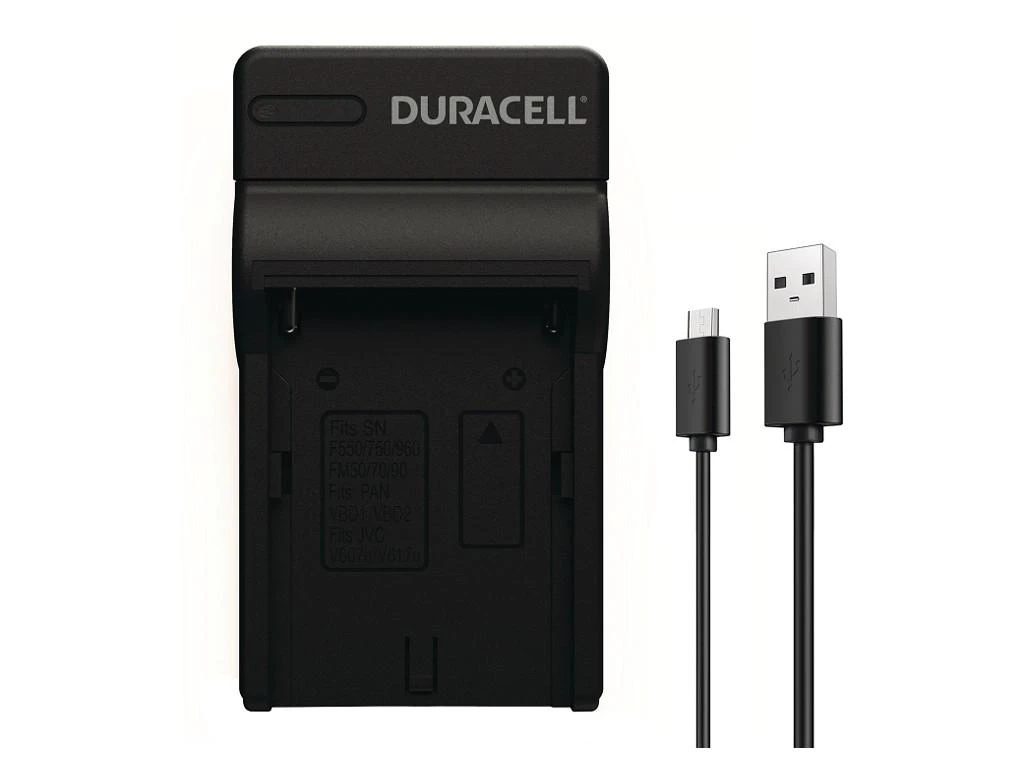 Duracell įkroviklis su USB laidu, skirtas DR9695/NP-FM500H