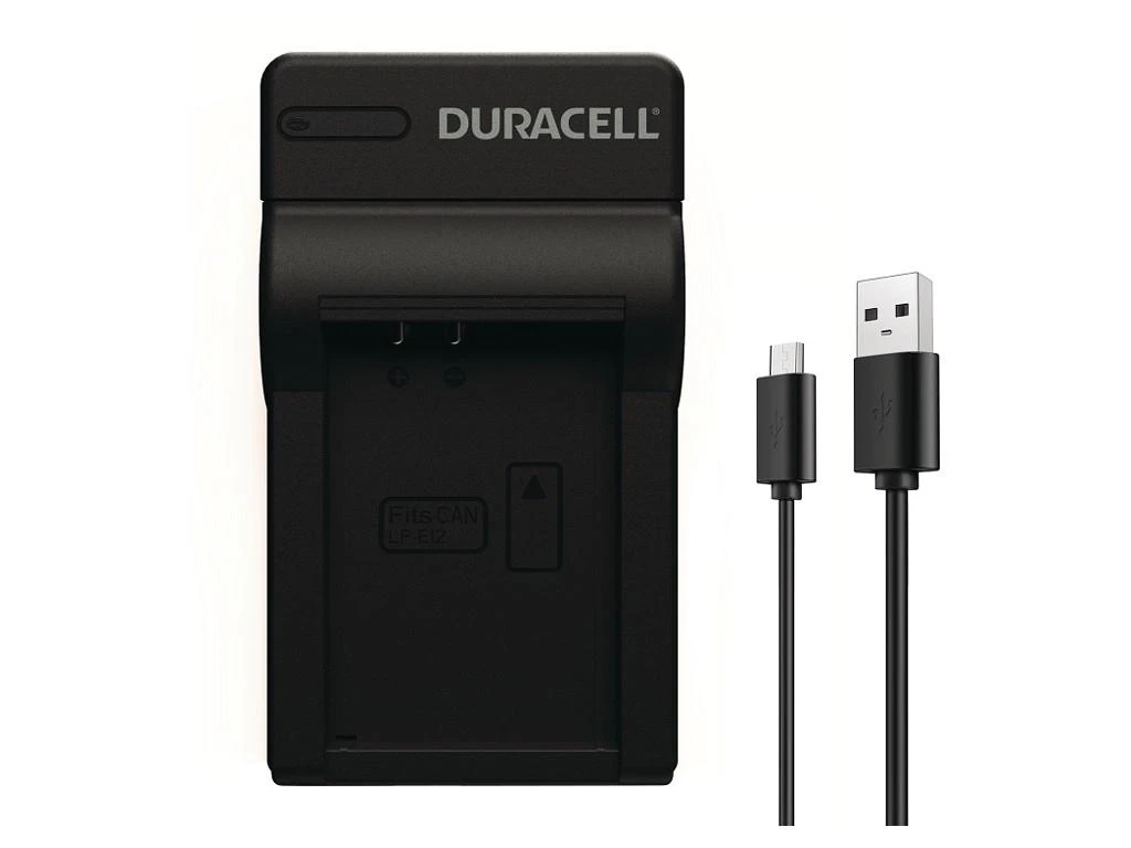 Įkroviklis - Duracell USB įkroviklis Canon LP-E12 28g 84x47x23mm