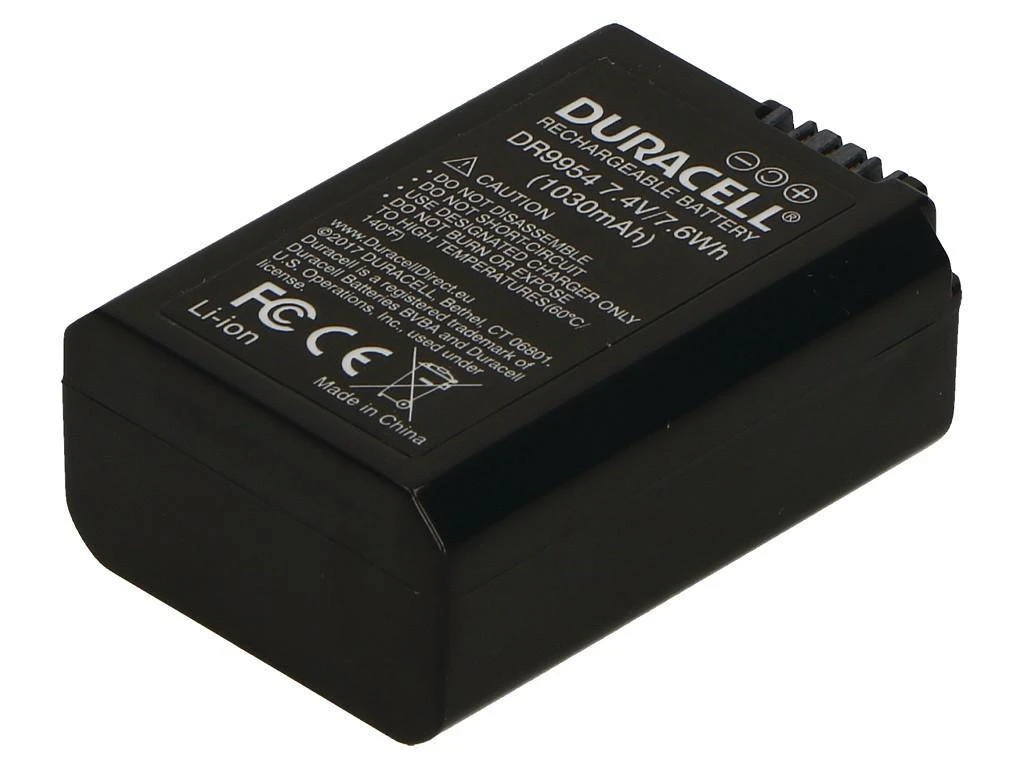 Duracell DR9954 kameros / vaizdo kameros su vaizdo magnetofonu baterija Ličio-jonų (Li-Ion) 1030 mAh
