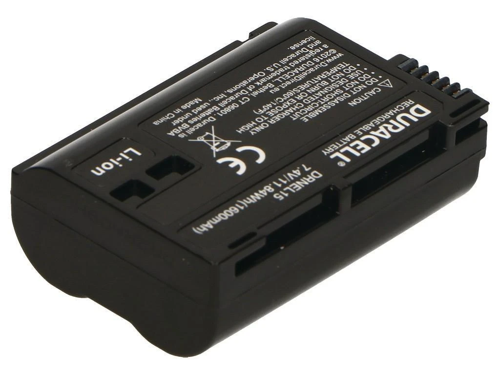 Duracell DRNEL15 kameros / vaizdo kameros su vaizdo magnetofonu baterija Ličio-jonų (Li-Ion) 1600 mAh