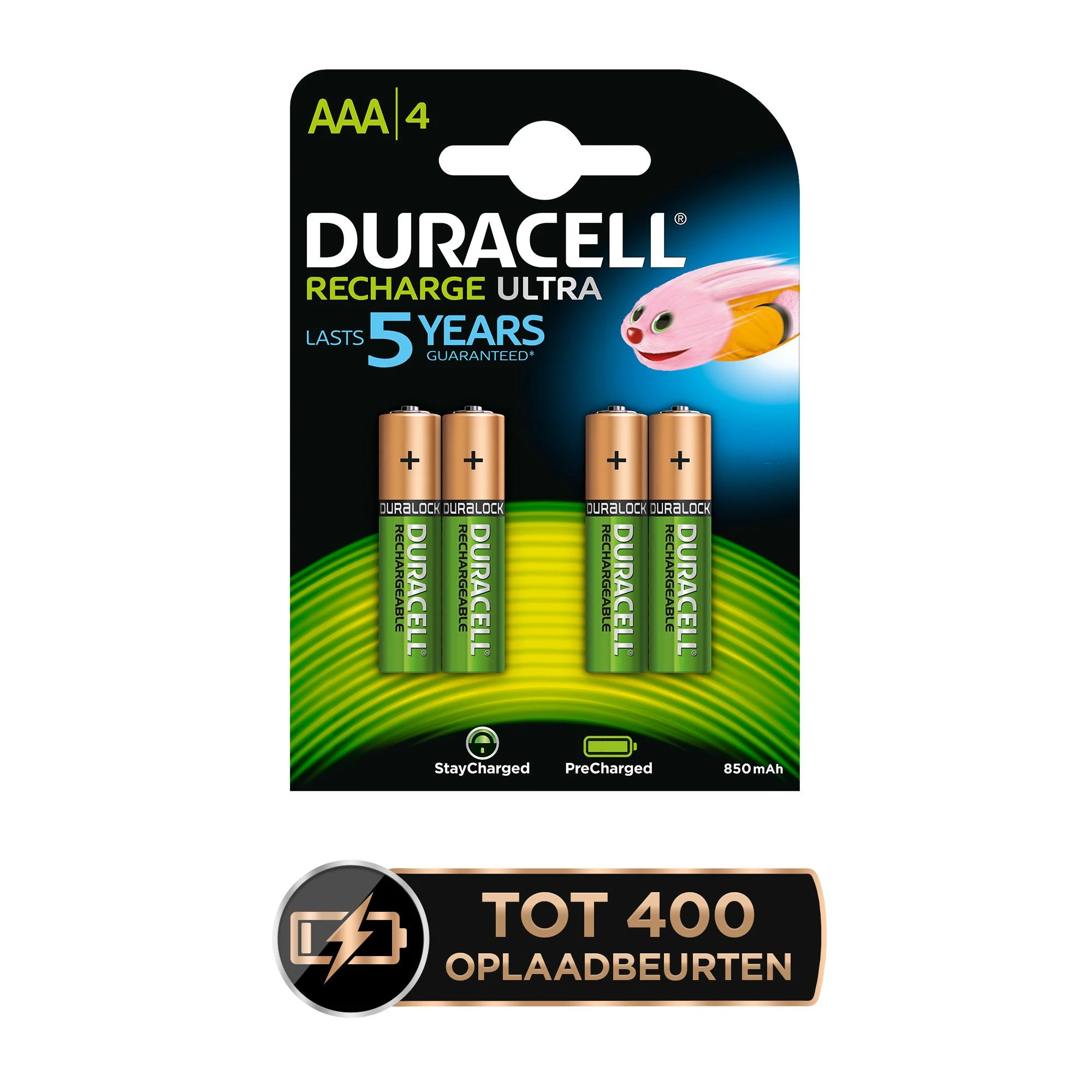 Duracell Recharge Ultra AAA baterijų pakuotė
