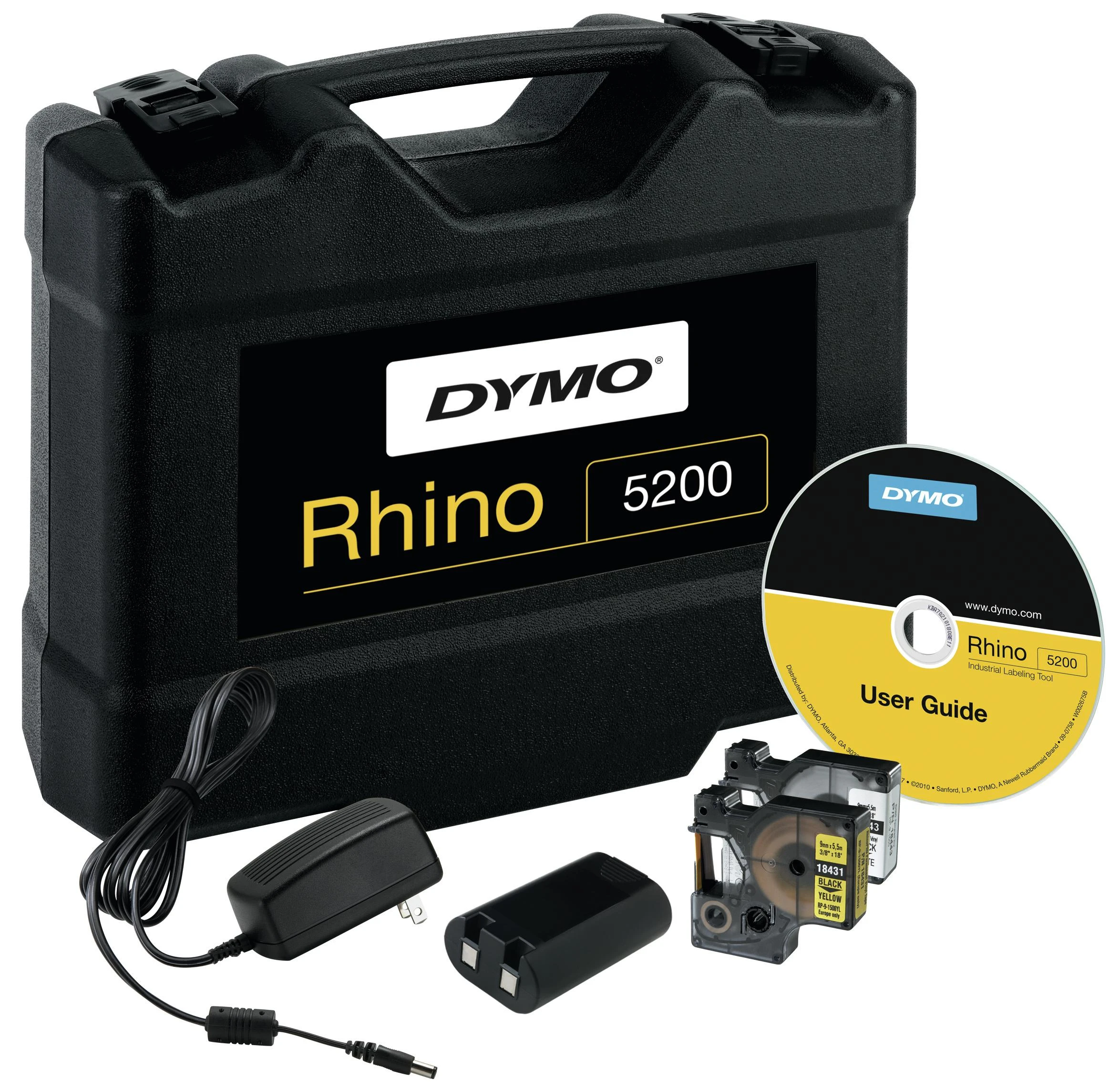 DYMO RHINO 5200 Kit etikečių spausdintuvas Perkėlimas terminiu būdu 180 x 180 DPI ABC