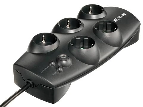 Eaton PB6D viršįtampių ribotuvas 6 AC išvestis(ys / čių) 220 - 250 V Juoda, Balta 1,5 m