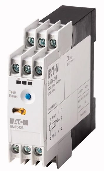 „Eaton“ termistoriaus apsauga 6xPT 24–240V AC/DC su blokavimo funkcija arba be jos, nuotoliniu ir vietiniu paleidimu iš naujo, TEST EMT6-DBK (066168)