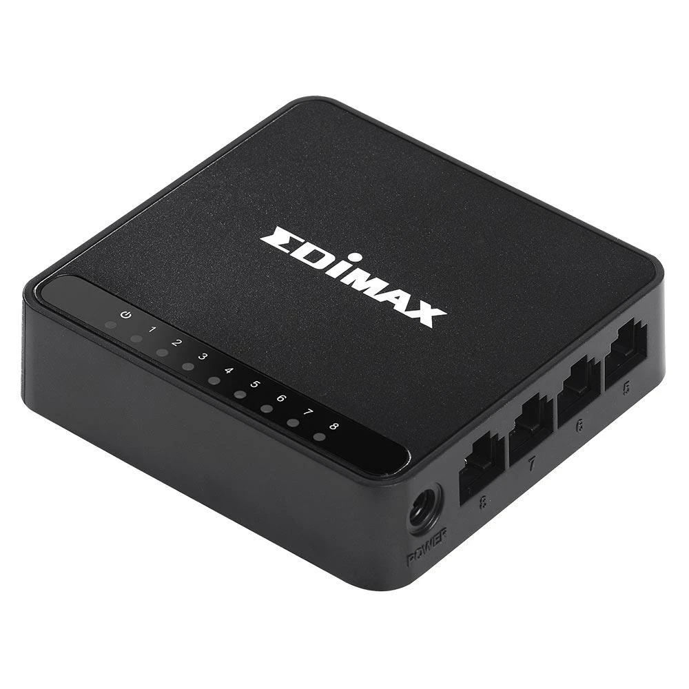 Šakotuvas Edimax Switch ES-3308P Nevaldomas, Stalinis, 10/100 Mbps (RJ-45) jungtys kiekis 8, Maitinimo tipas Vienvietis