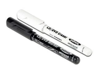 Ednet Multi Media Markers 2pcs, juodas and Eraser, 64081