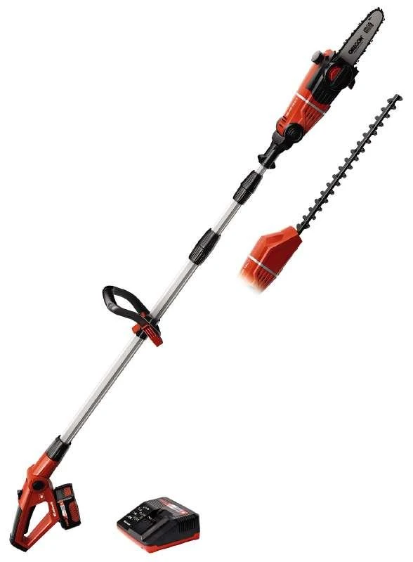 Akumuliatorinė aukštapjovė - gyvatvorių žrklės Einhell GE-HC 18 LI T Kit