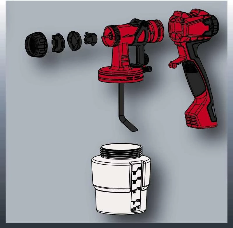 Einhell TC-SY 600 S komponentų schema