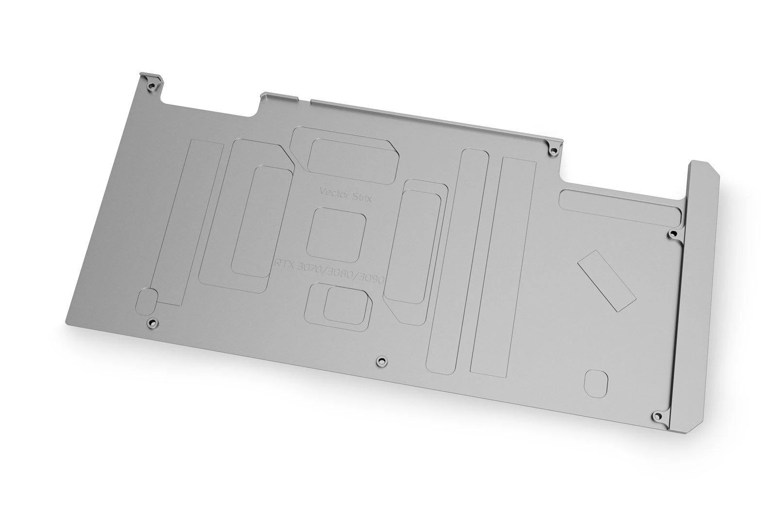 Ek Water Blocks Ek Vanduo Blocks EK Vanduo Blocks EK-Quantum Vector Strix RTX 3070/3080/3090 galinė plokštė – nikelis