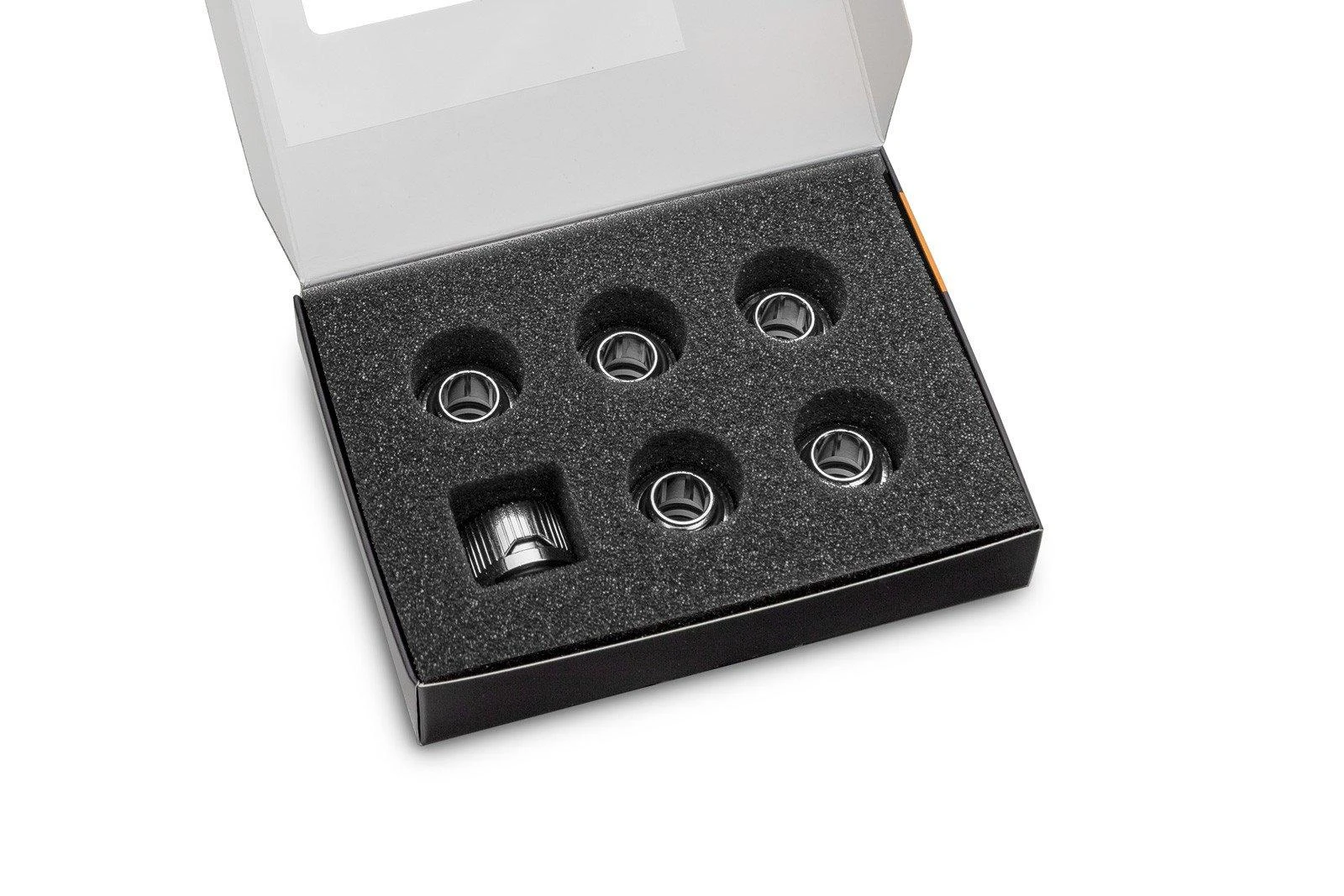 Ek Water Blocks Ek Vanduo Blocks EK Vanduo Blocks EK-Quantum Torque HDC 12 – 6-pack, sidabrinis