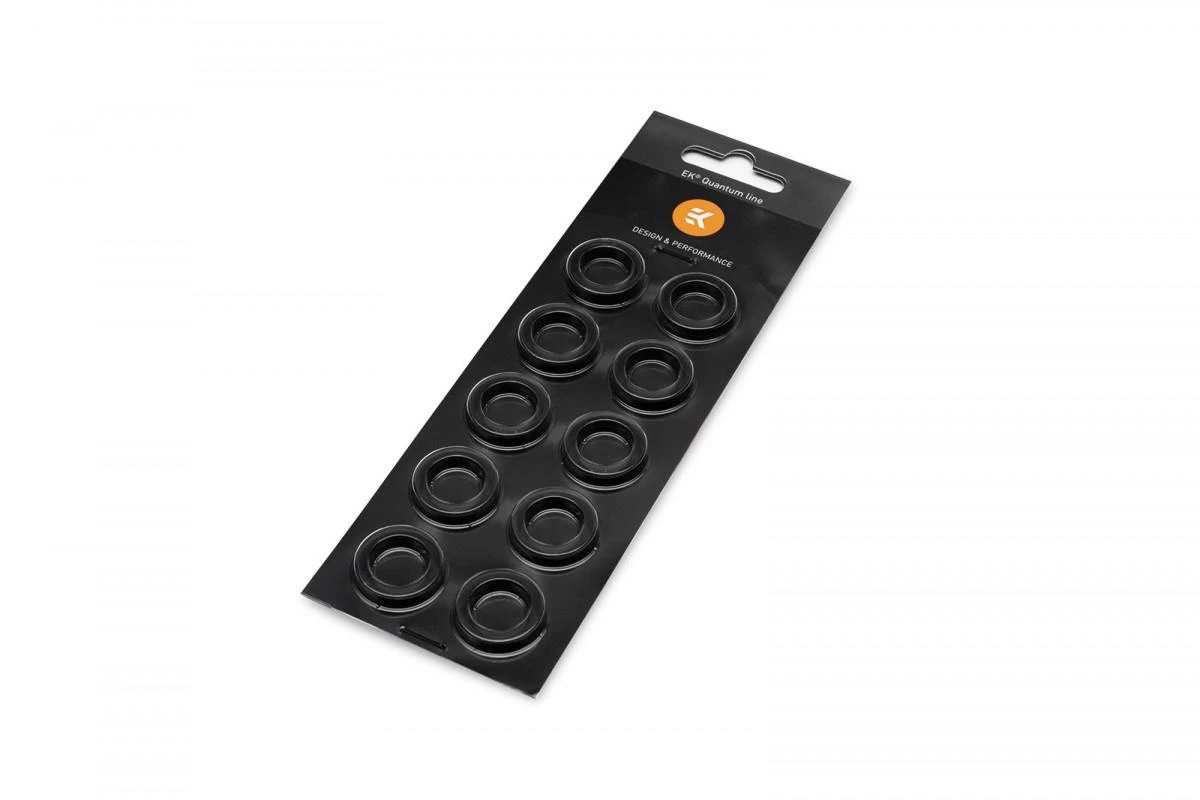 Ek Water Blocks Ek Vanduo Blocks EK Vanduo Blocks EK-Torque STC-16/12 Colour Ring – 10-Pack, Juodas