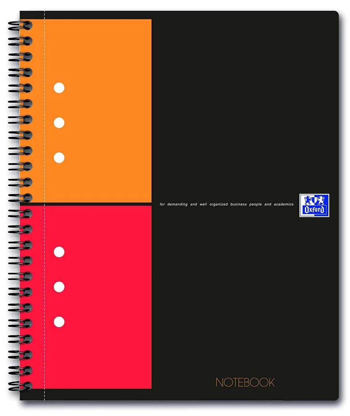 Sąsiuvinis su spirale OXFORD NOTEBOOK, A5, 80 lapų, langeliai