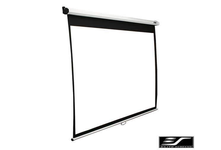 Elite Screens | Manual Series | M113UWS1 | Įstrižainė 113" | 1:1 | Matomo vaizdo plotis (W) 203 cm | Juodas