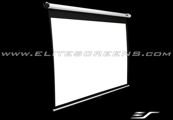 Elite Screens | Manual Series | M99UWS1 | Įstrižainė 99" | 1:1 | Matomo vaizdo plotis (W) 178 cm | Juodas