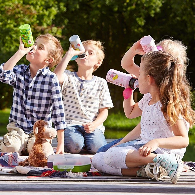Emsa Kids vandens butelis 0,4l + pietų dėžutė princesė 518137 rinkinys