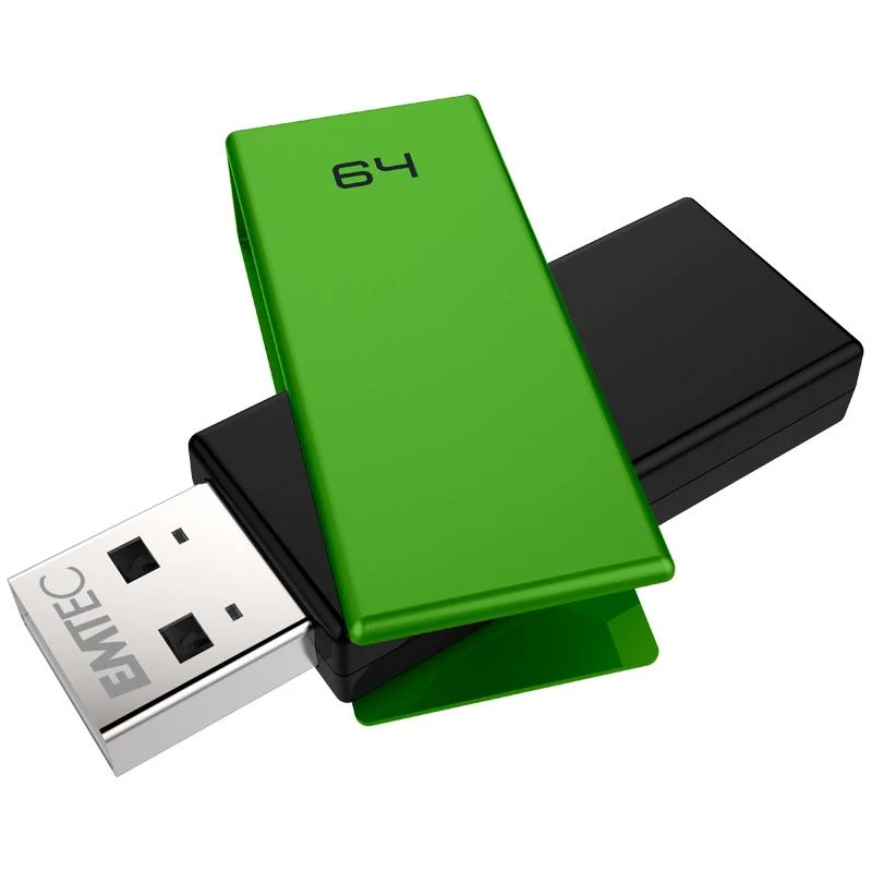 Emtec USB2.0 C350 64GB Brick Žalias