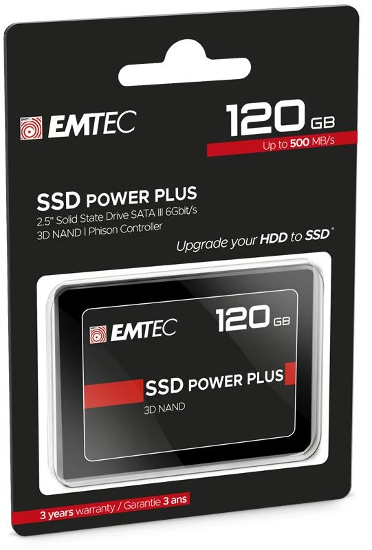 „Emtec“ SSD 2,5 „SATA X150“ 120 GB „Power Plus“